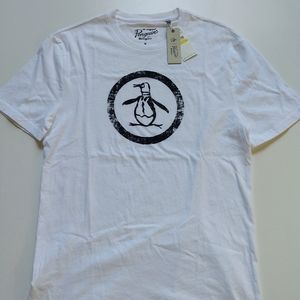 Original Penguin Men's Shirt Medium New NWT White